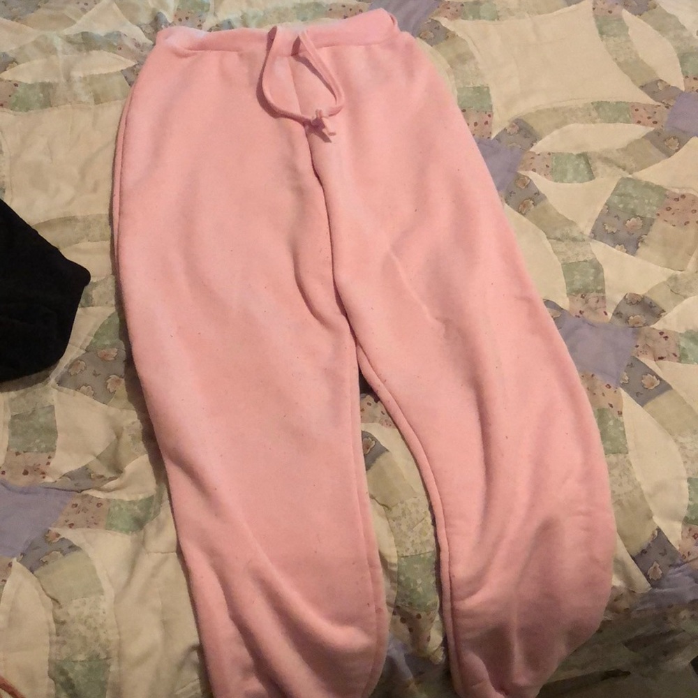 Light pink joggers